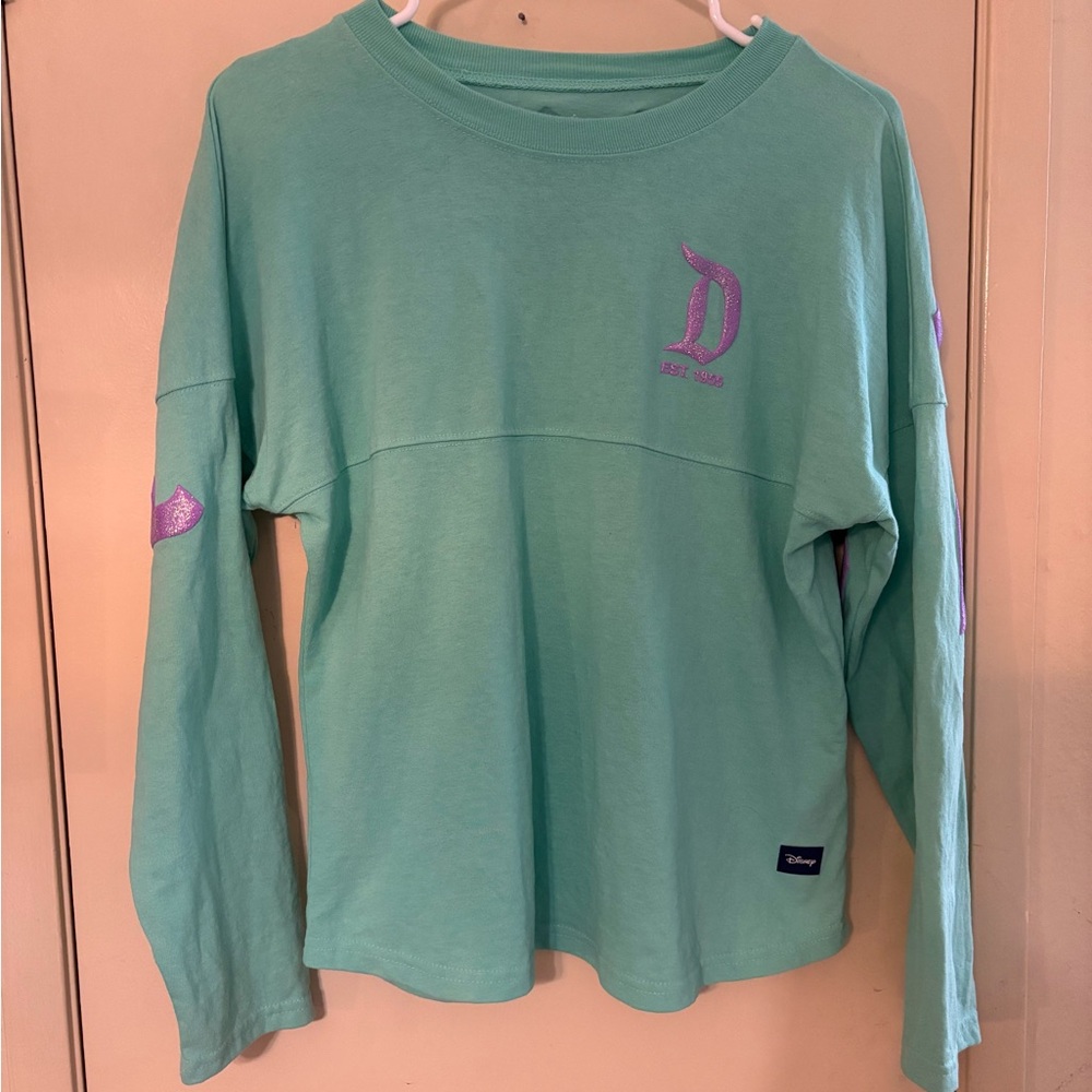Disneyland Turquoise and Purple Spirit Jersey  with Crew Neck